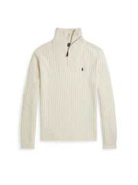 Pull à col rond en laine - Andover Cream