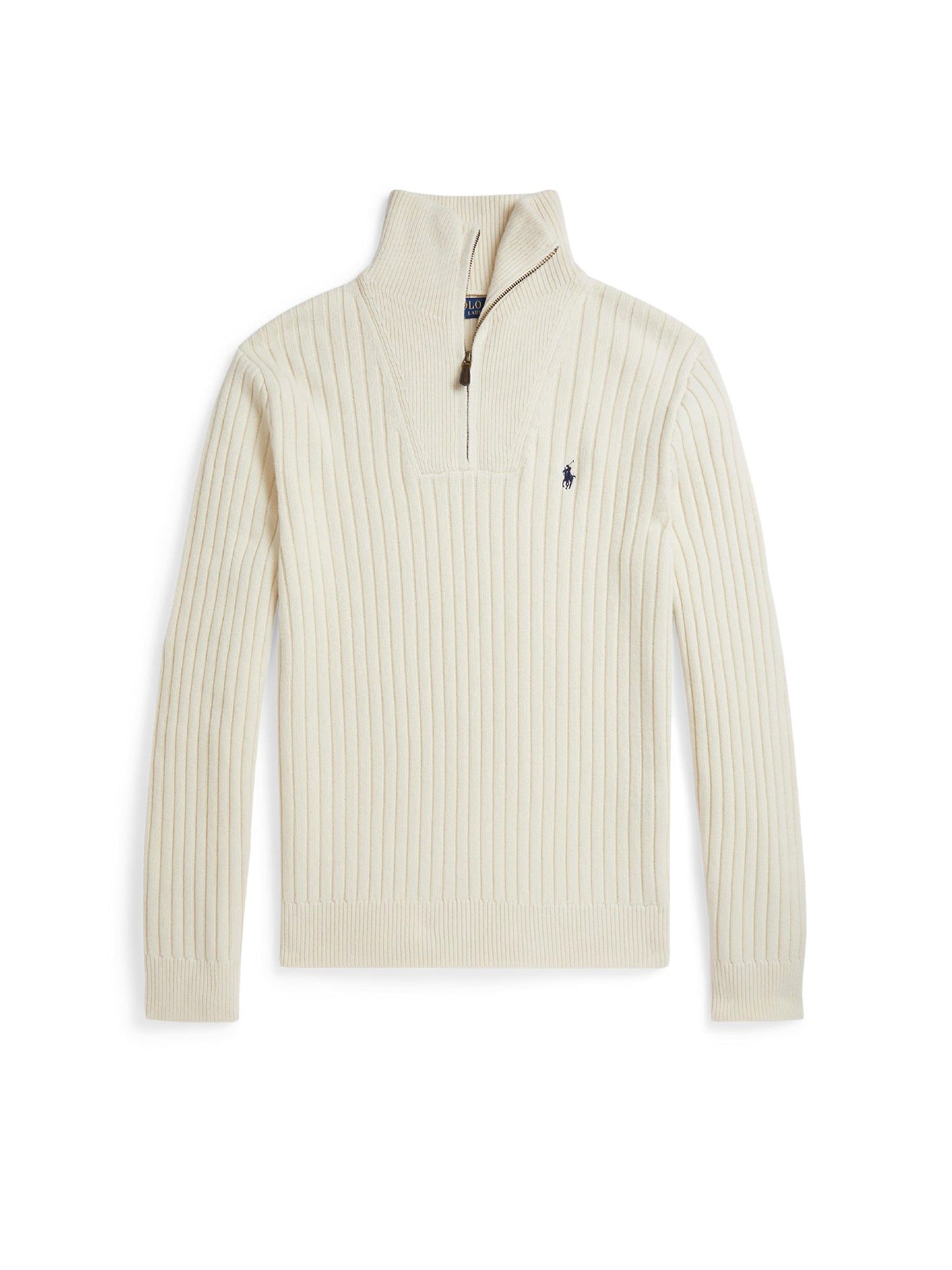 Pull à col rond en laine - Andover Cream