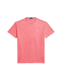 T-shirt en jersey à col rond - Pale Red