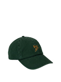 Casquette brodée longue visière en sergé - Vintage Pine