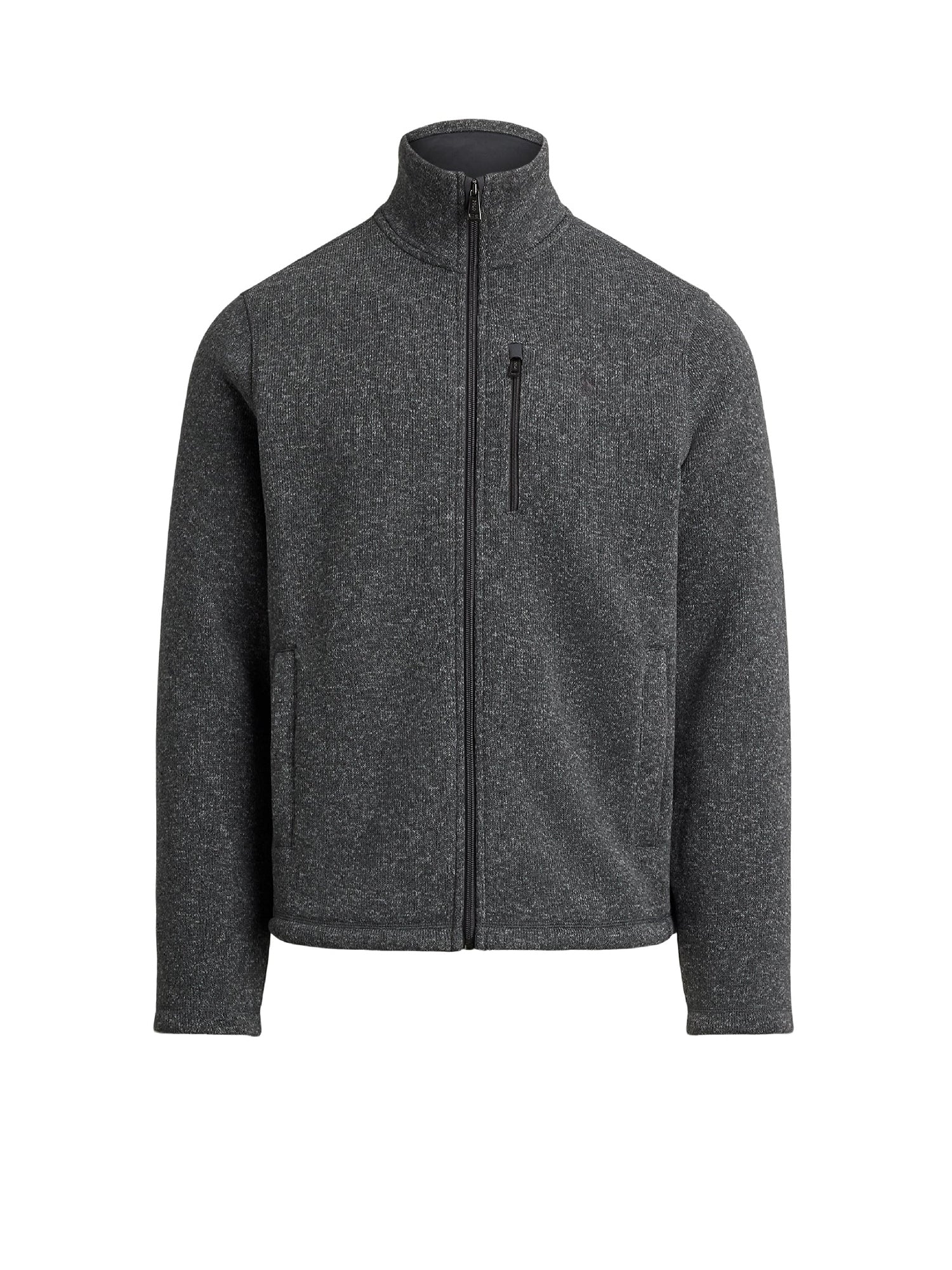 Veste zippée intégrale - Gris chiné