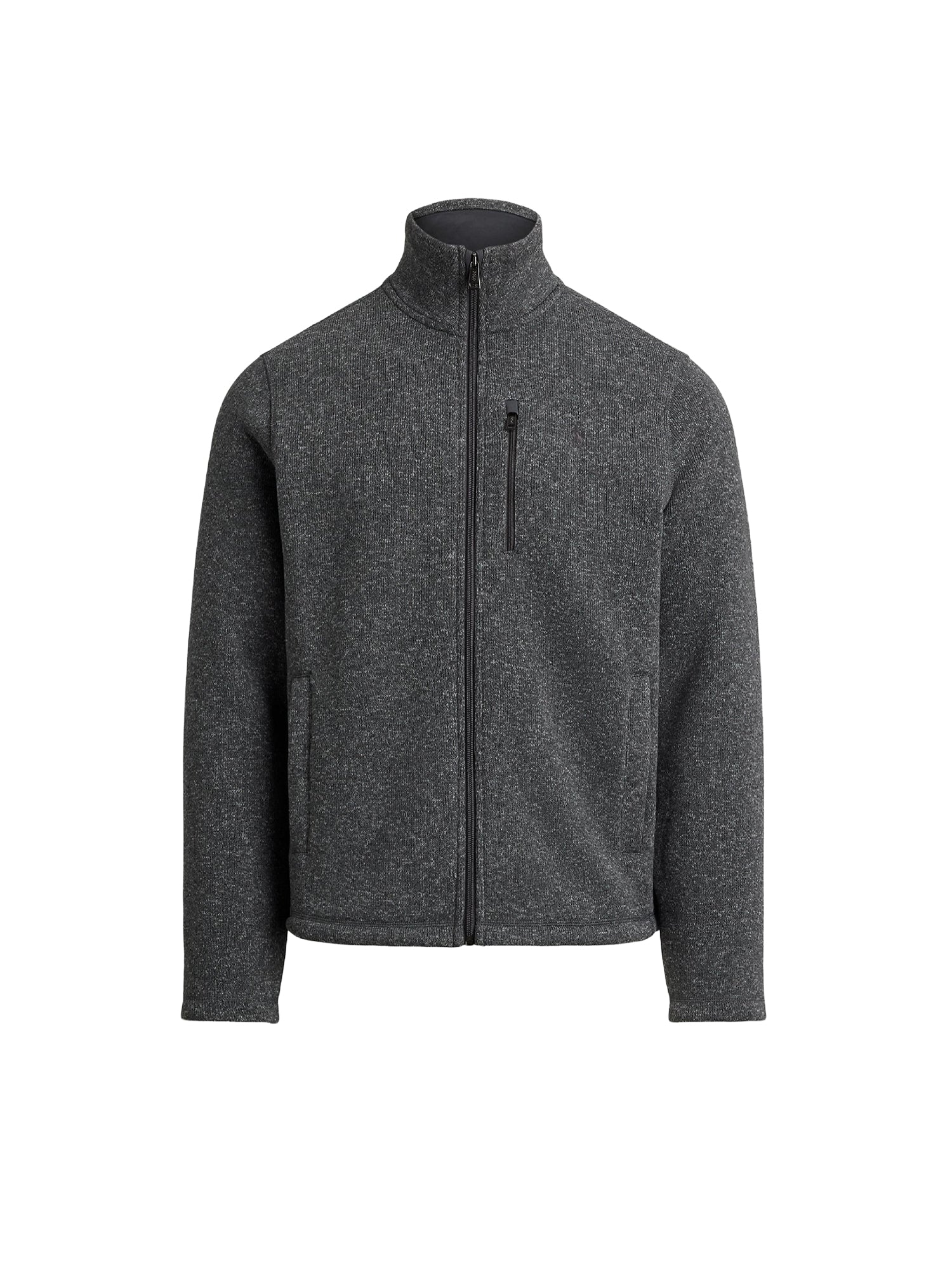 Veste zippée intégrale - Gris chiné