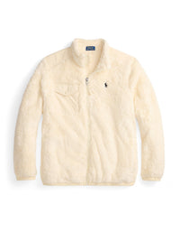 Veste à fermeture zippée - Crème