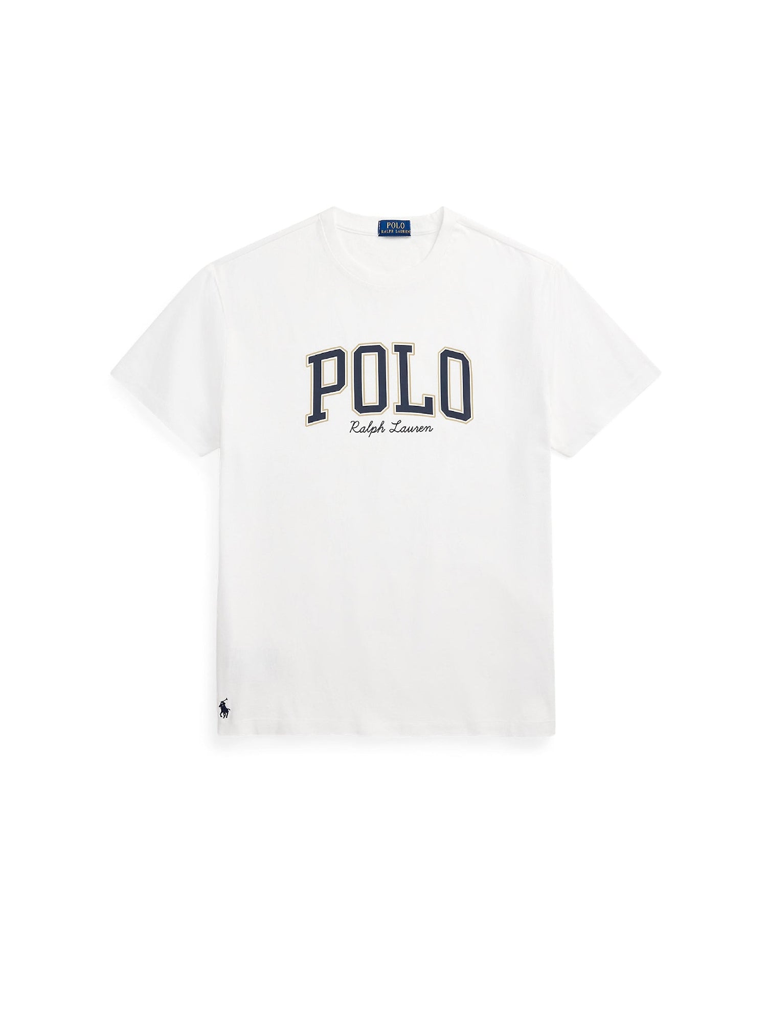T-shirt à logo Custom Slim Fit - White