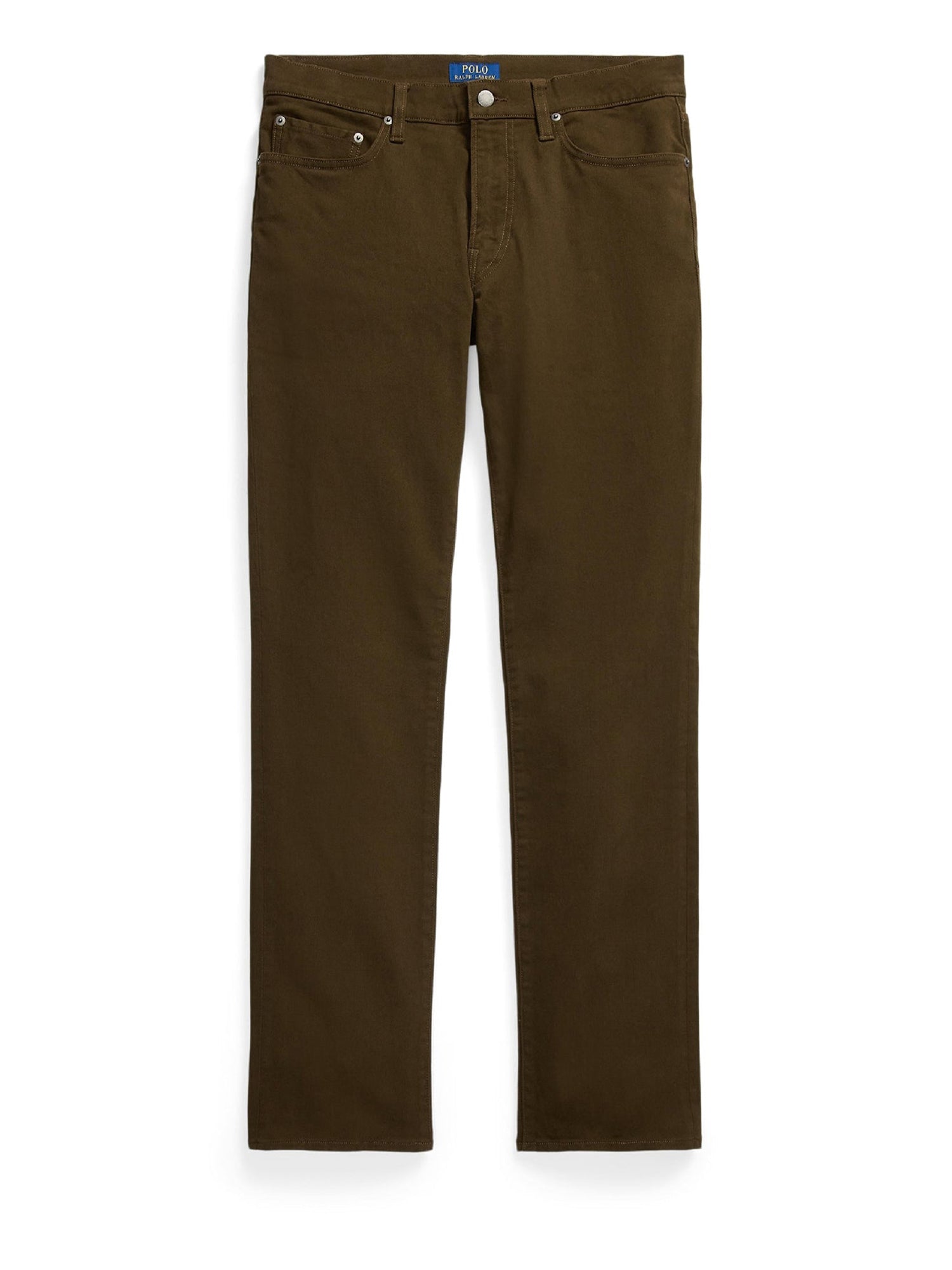 Pantalon slim droit Varick en sergé stretch - Dark Brown