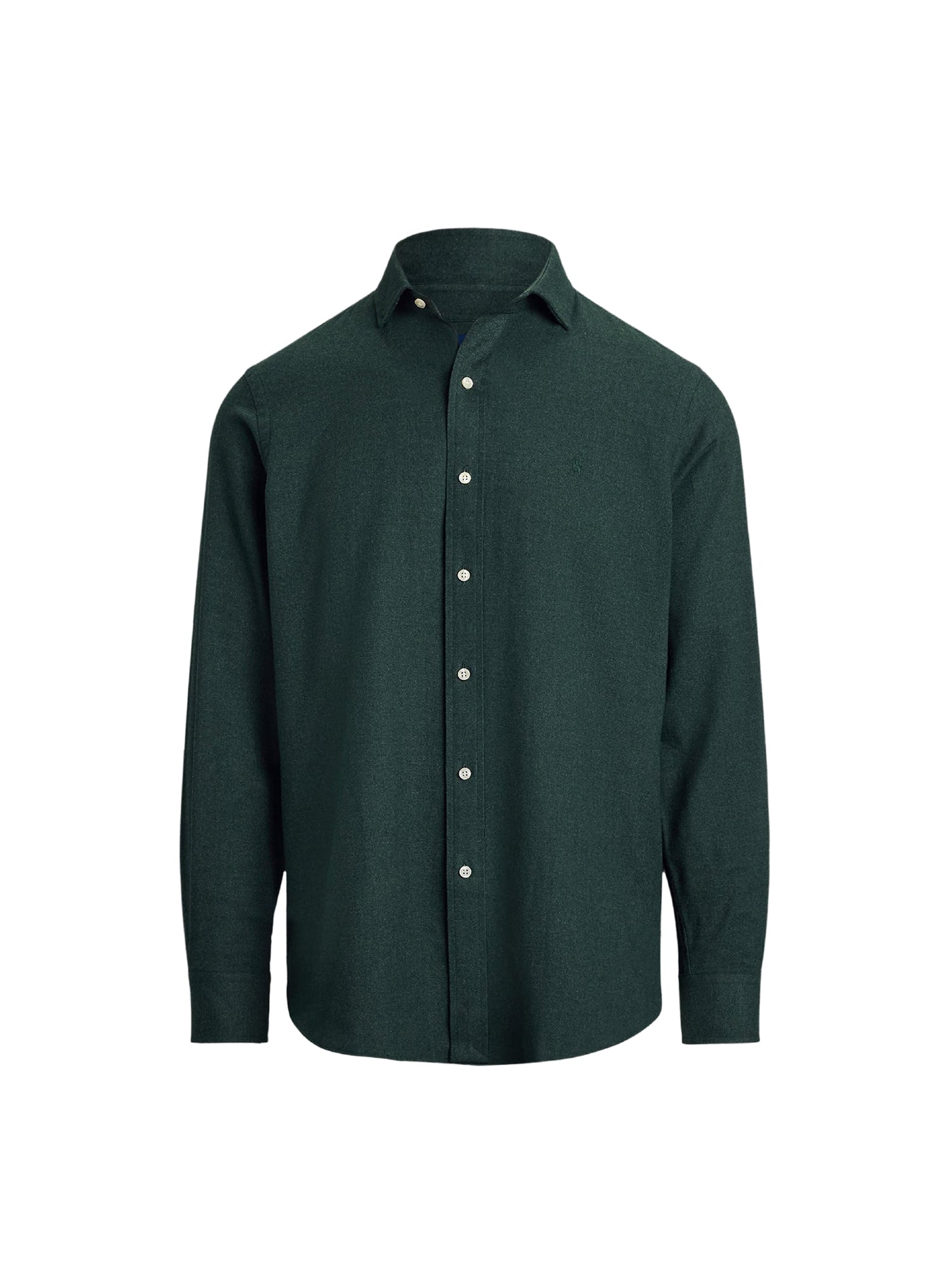 Custom Fit Performance Twill Shirt - Landmark Green Heather