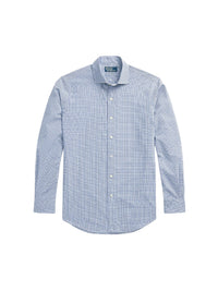 Chemise Custom Fit popeline à carreaux  - White, Blue & Multicolore
