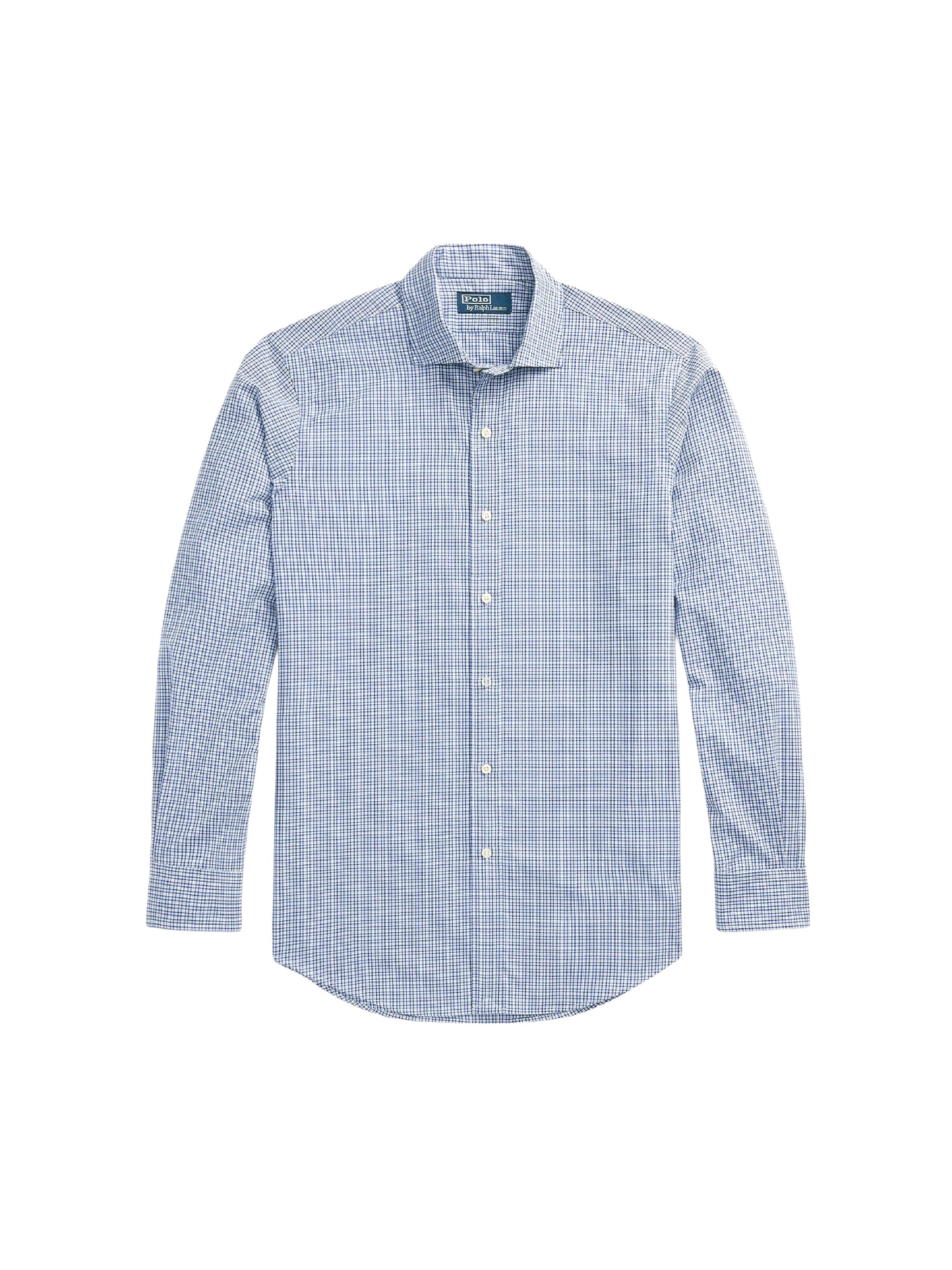 Chemise Custom Fit popeline à carreaux  - White, Blue & Multicolore