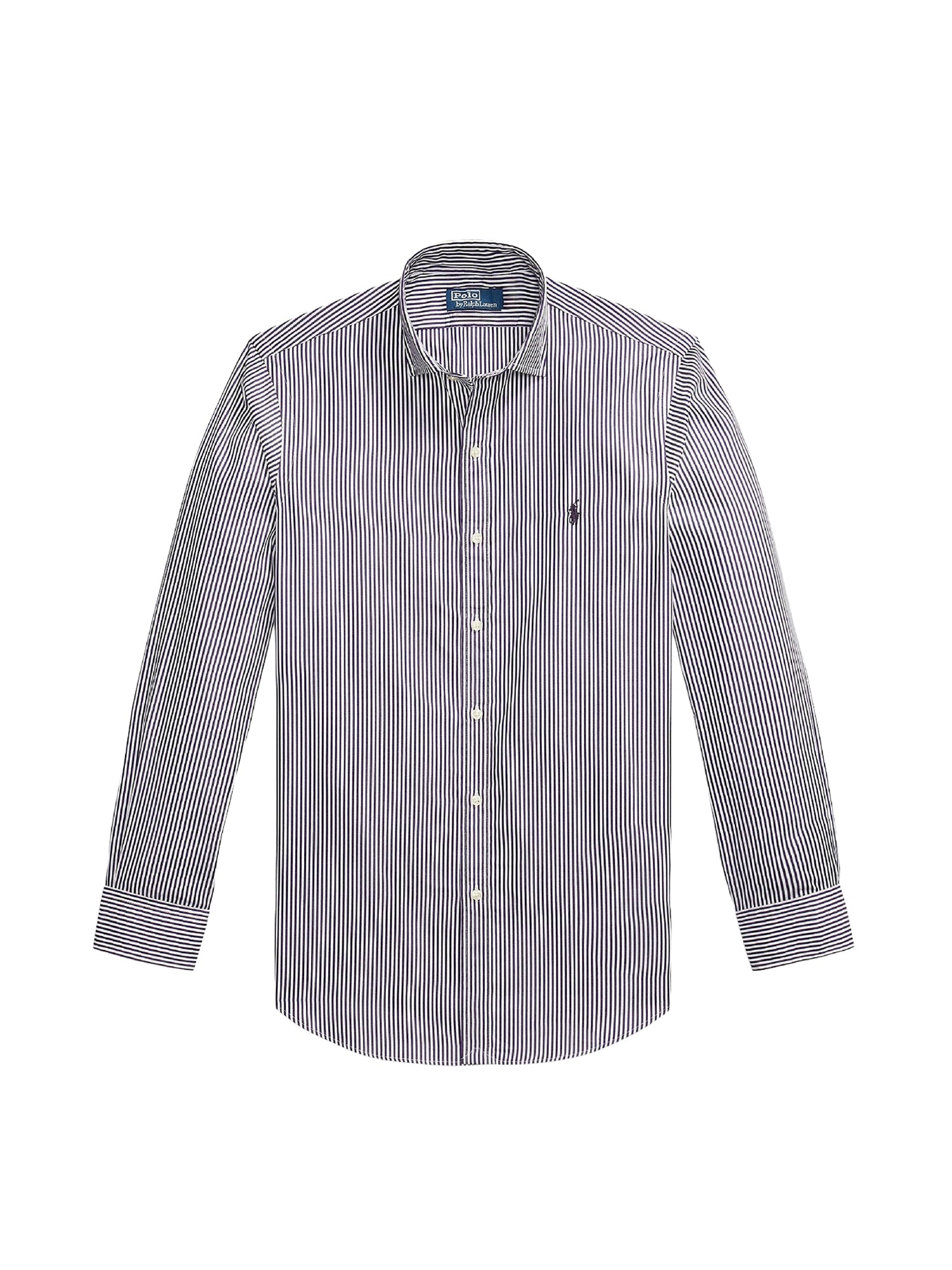 Chemise en popeline rayée Custom Fit - Branford Purple & White