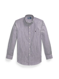 40pcs / NEW // 5846D BRANFORD PURPLE WHITE SPORT SHIRT LONG SLEEVE CUESTPPCS