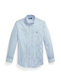 Chemise en popeline rayée Custom Fit - Blue & White