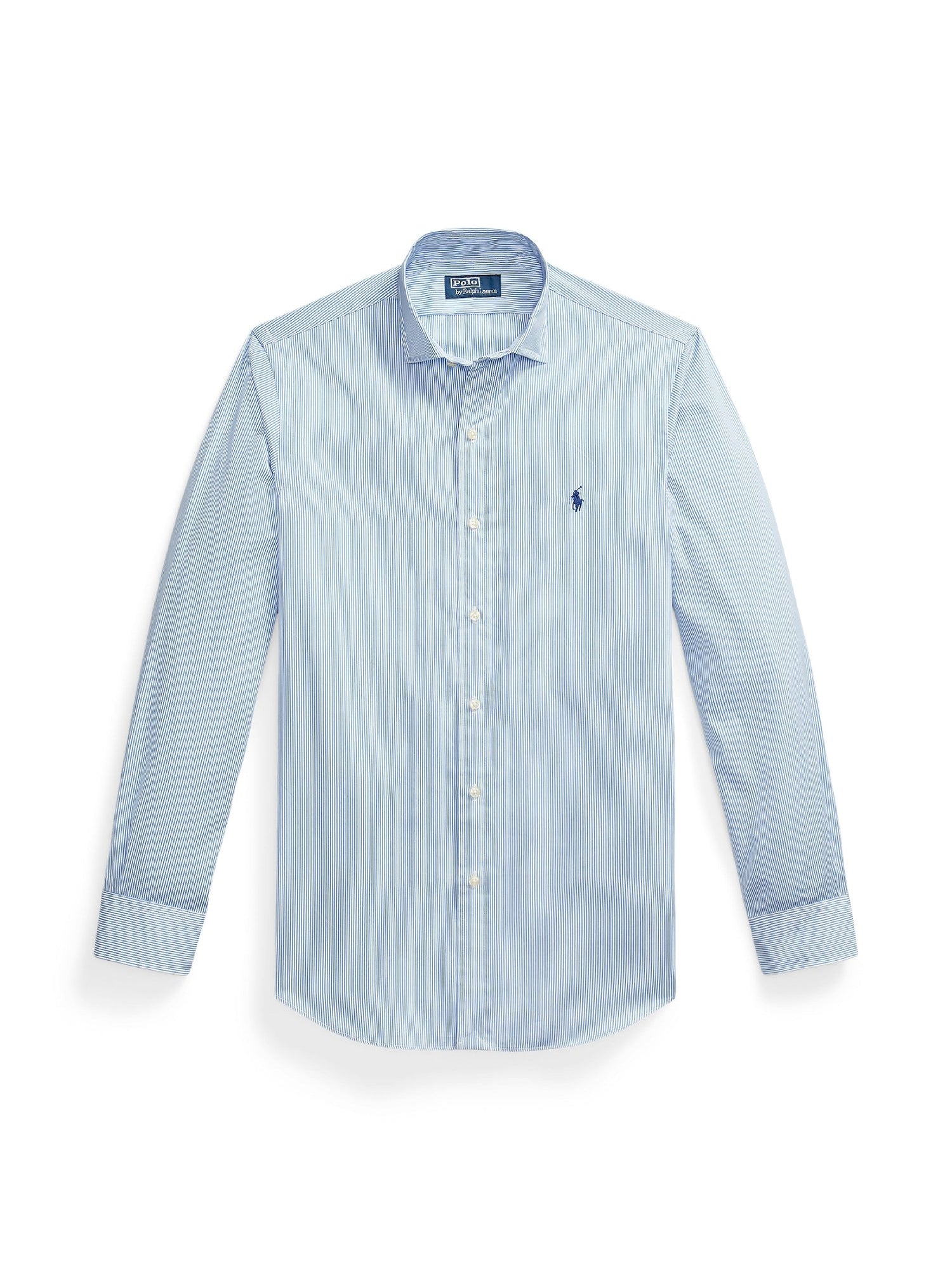 Chemise en popeline rayée Custom Fit - Blue & White