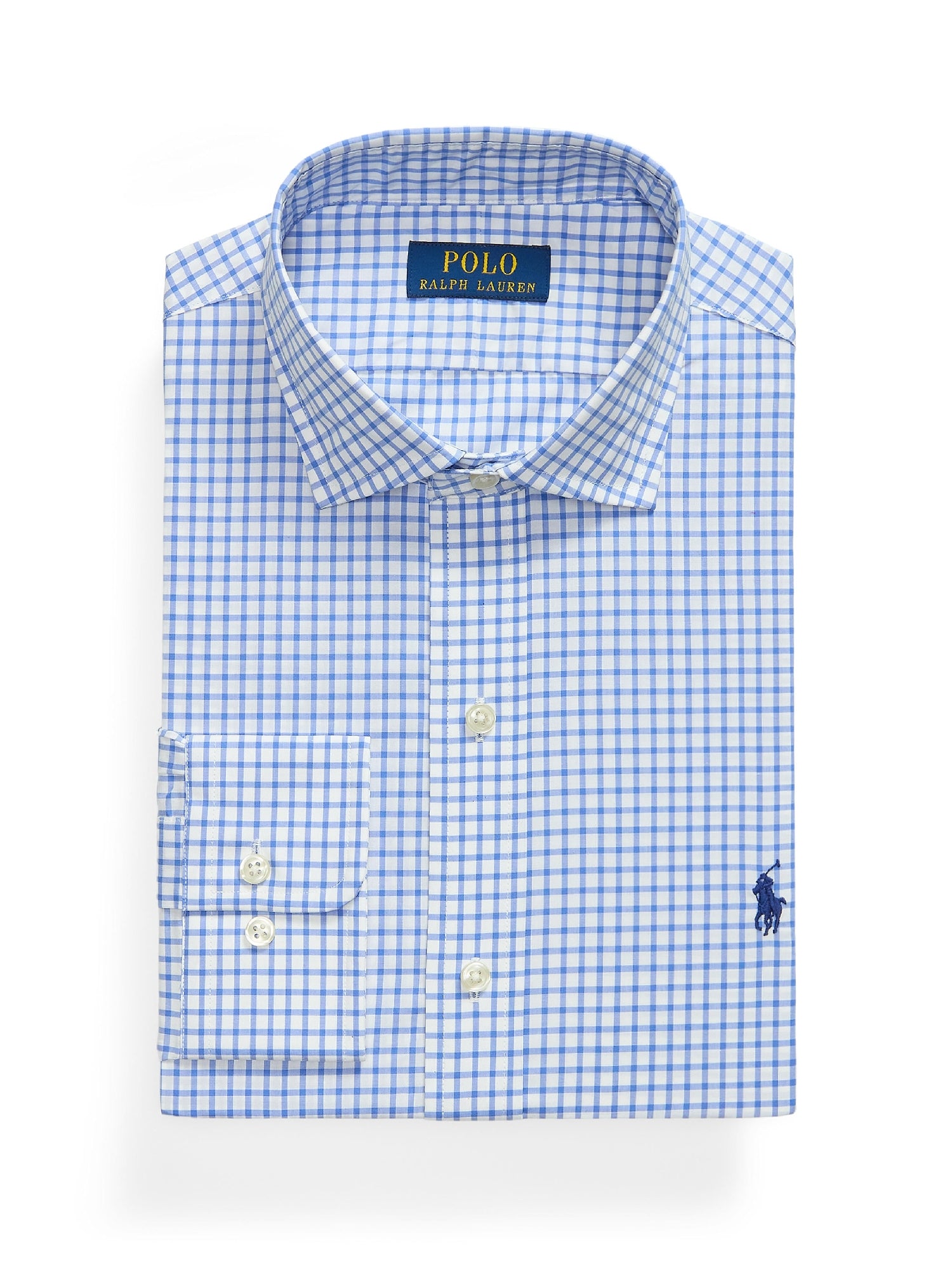 82pcs / NEW // 5044A BLUE/WHITE MULTI DRESS SHIRT LONG SLEEVE CLESTPPCA