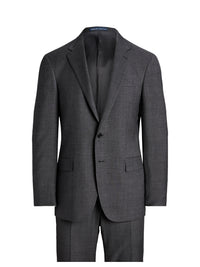 Costume peau de requin Polo Tailored Fit en laine - Medium Grey & Multicolore