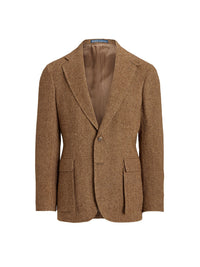 La veste RL67 à chevrons en laine - Brown & Camel
