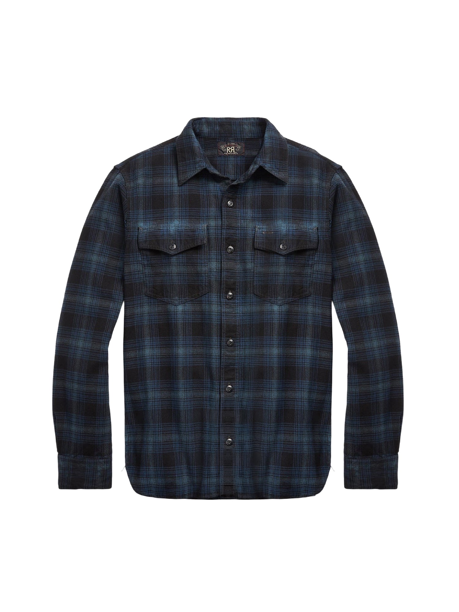 Chemise workwear en toile écossaise - Blue & Black