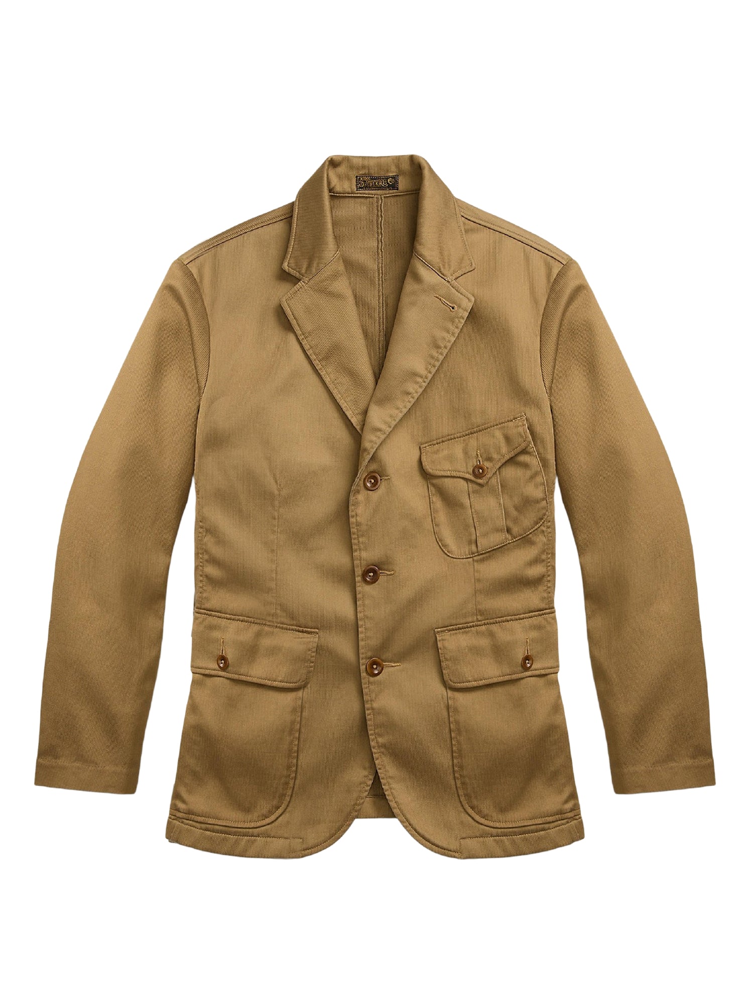 Blazer déstructuré tissu à grosses côtes - Brown