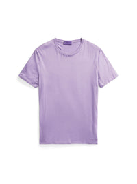 Round-neck T-shirt in Scottish yarn - Purple Haze
