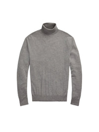 Pull col roulé en cachemire - Gris