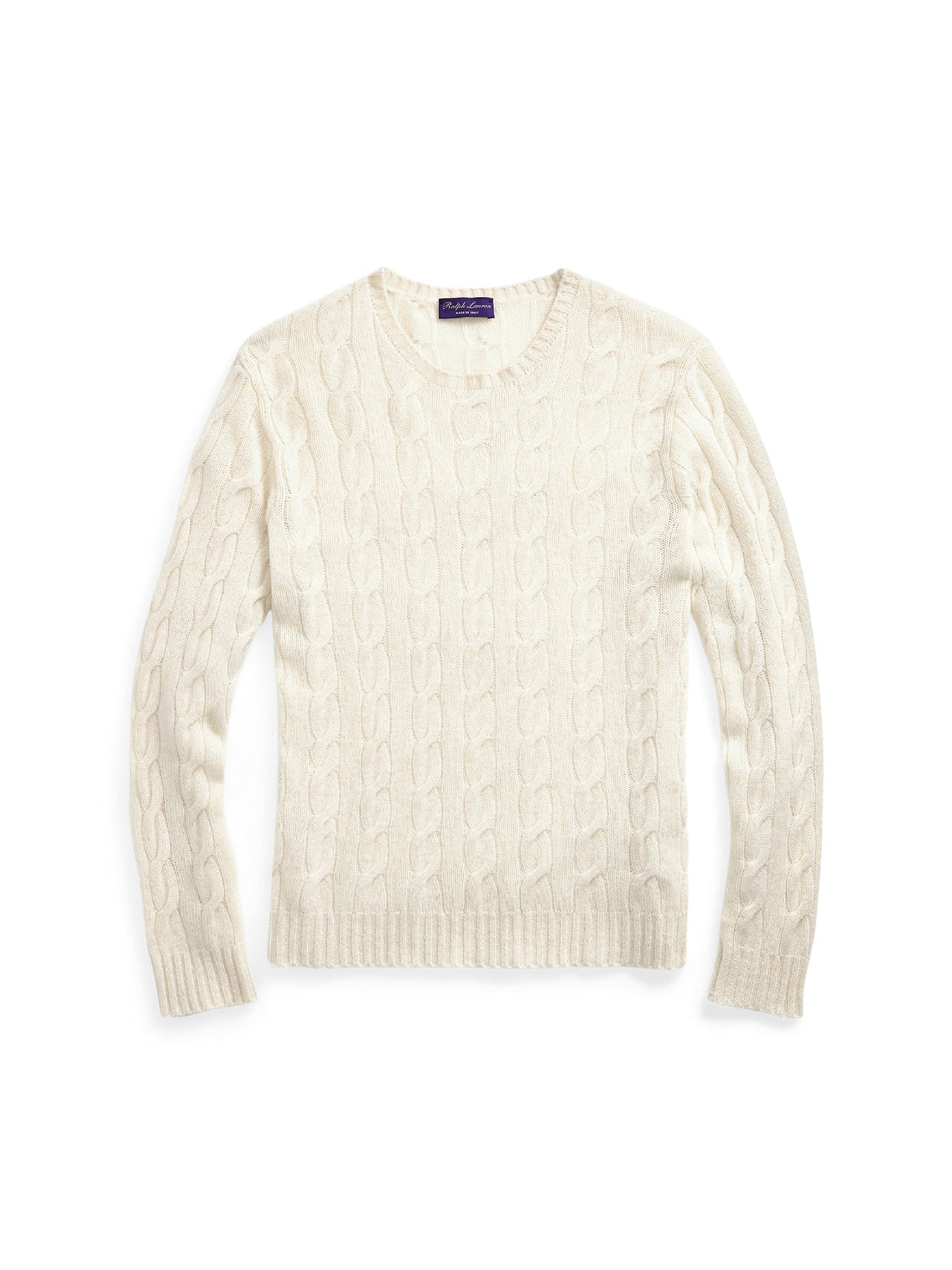 Pull en cachemire torsadé - Classic Cream