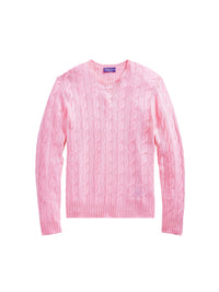 Pull en cachemire torsadé - Classic Pale Pink