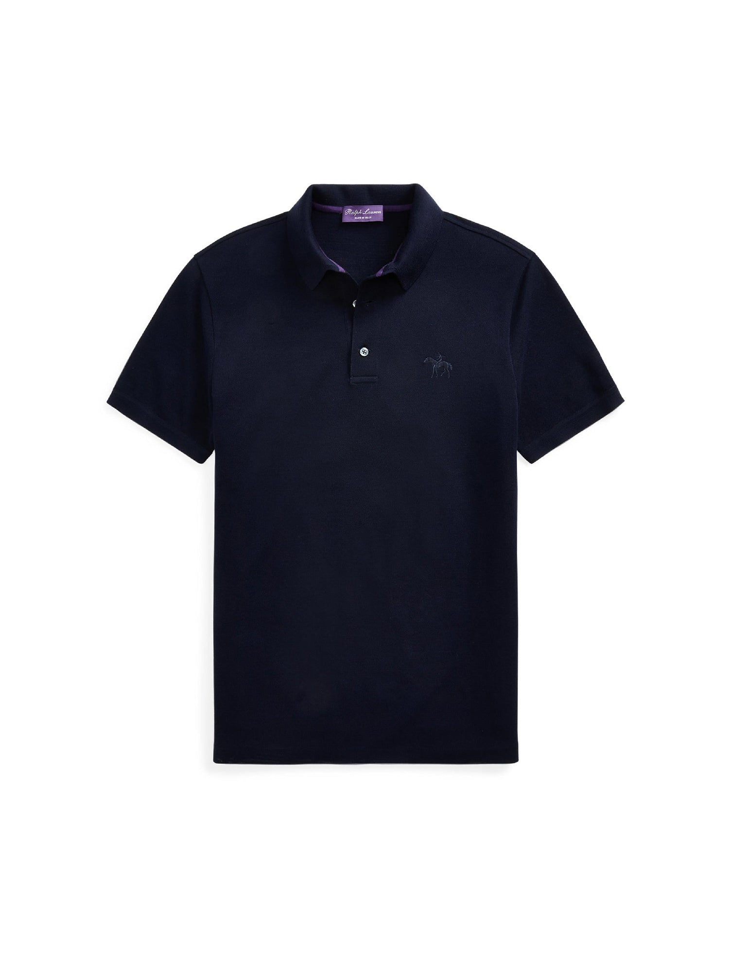 Wool pique polo shirt - Classic Chairman Navy