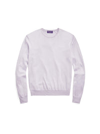 Pull col rond en coton - Lilac