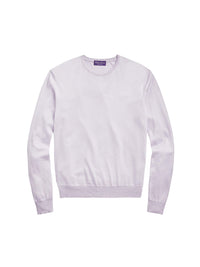 Pull col rond en coton - Lilac