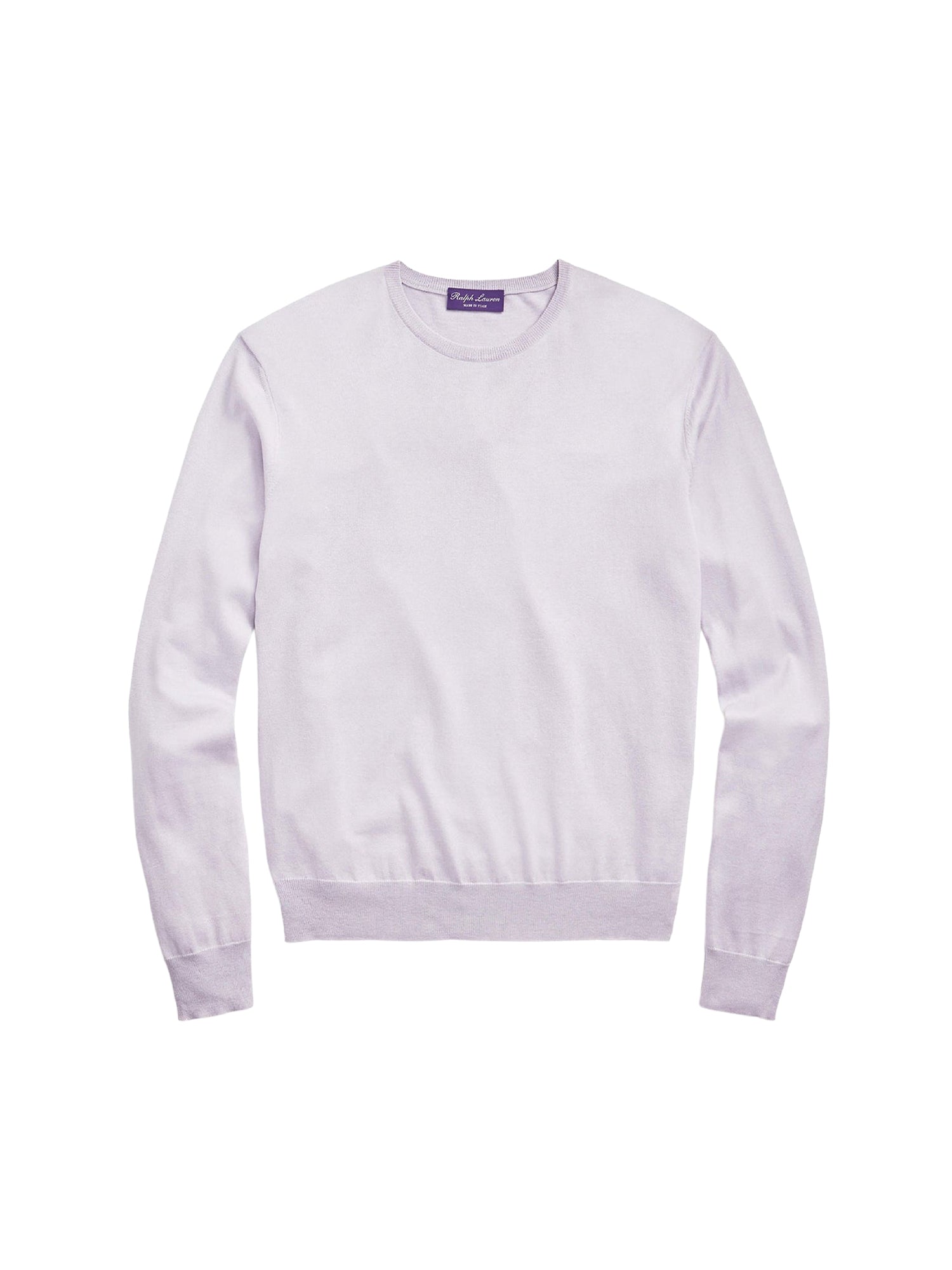 Pull col rond en coton - Lilac