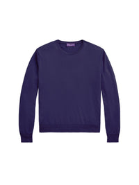 Pull col rond en coton - Spring Navy