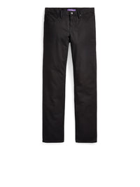 CHECK FRONT - Polo Black