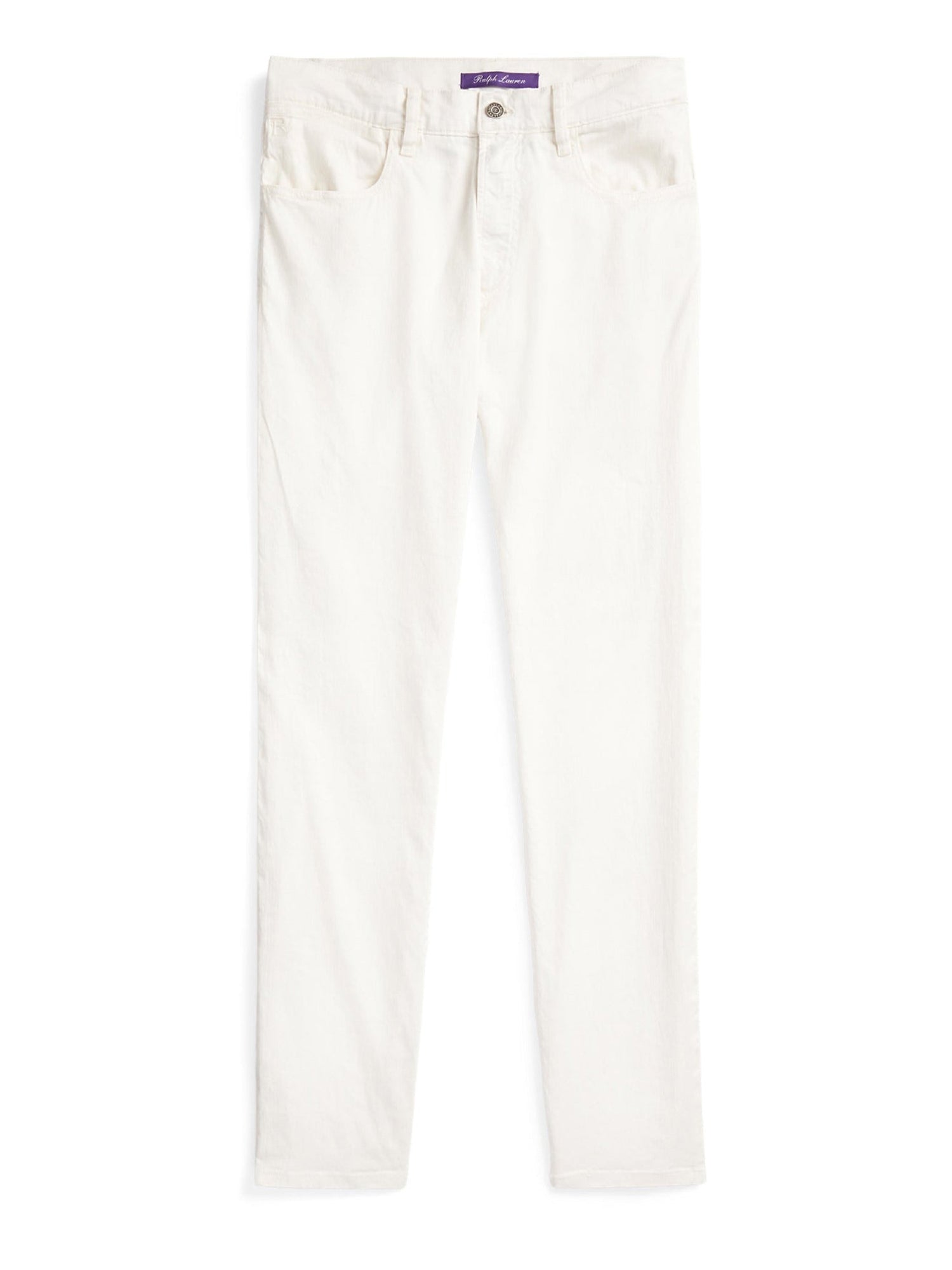 Jean coupe slim en lin - Classic Cream