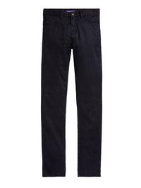 Jean coupe slim en lin et coton stretch - Classic Chairman Navy