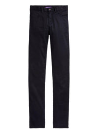 Jean coupe slim en lin et coton stretch - Classic Chairman Navy