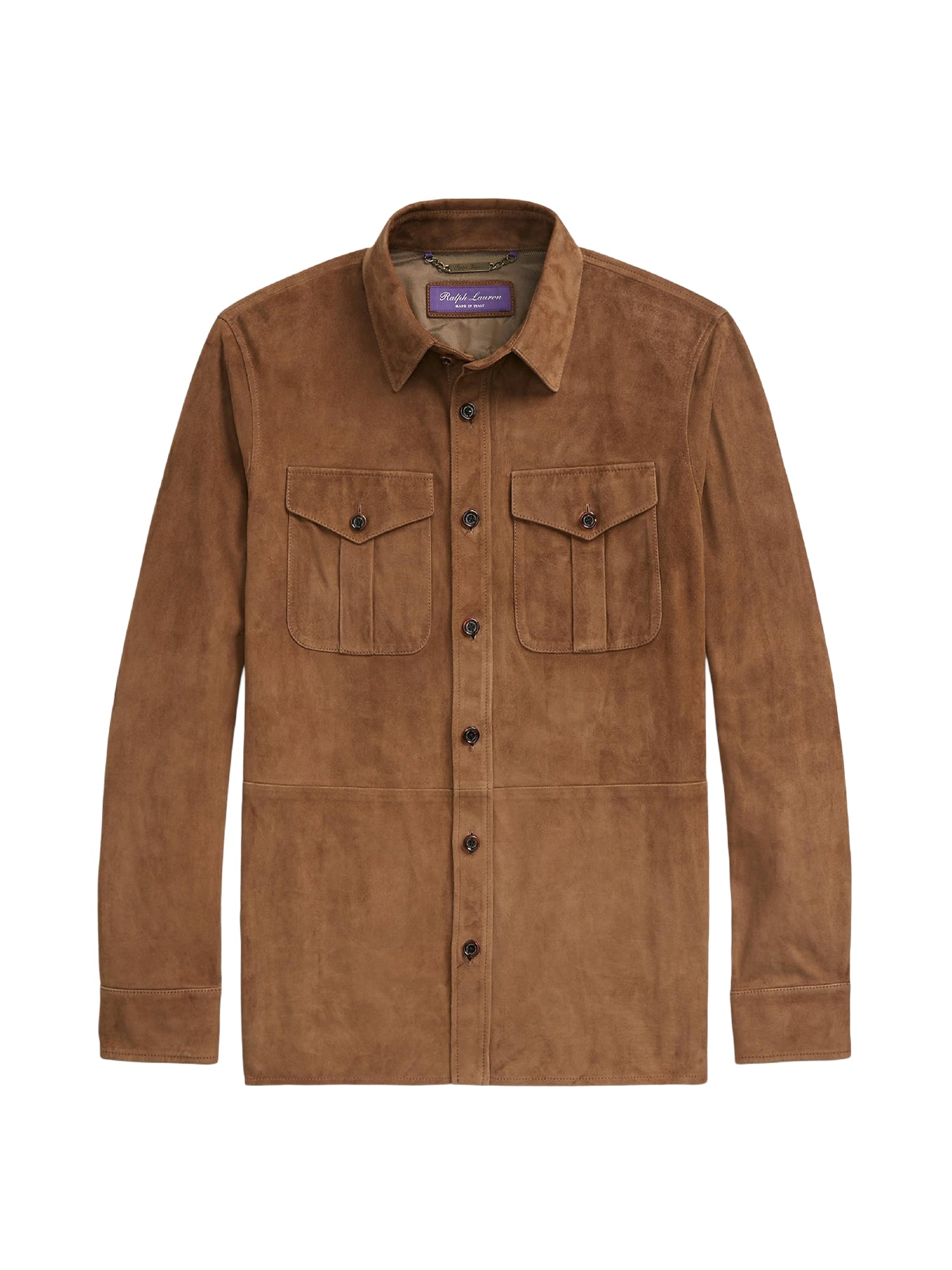Surchemise résistante à l'eau en daim - Chestnut Brown