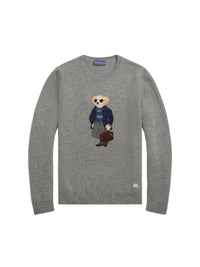 Polo Bear cashmere jumper - Cls Light Grey Heather