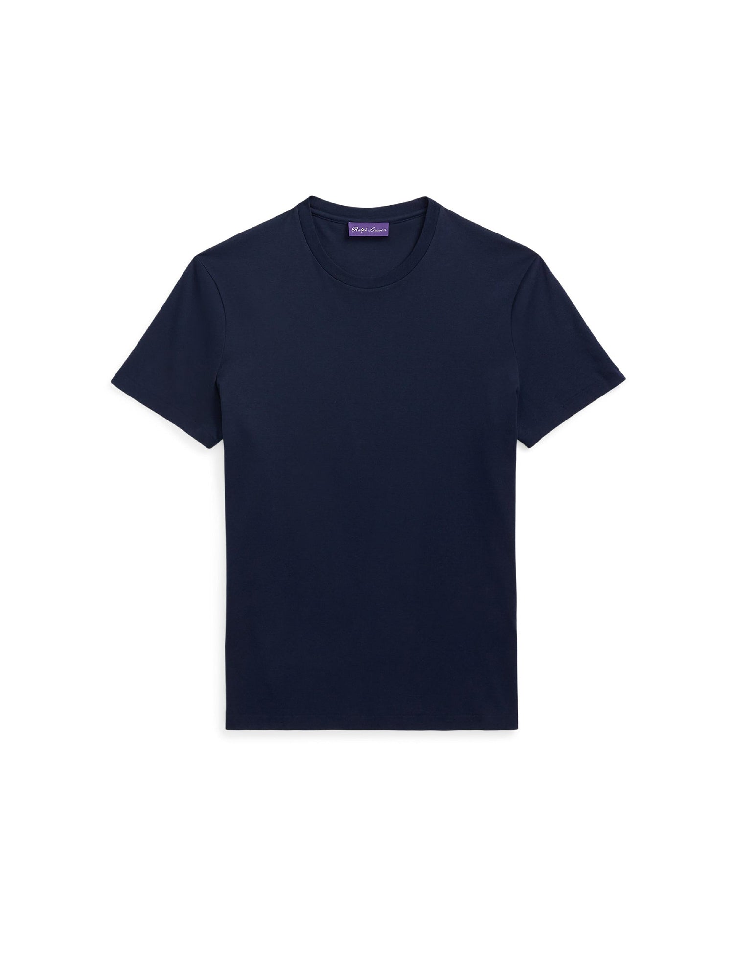 T-shirt à col rond en interlock  - Classic Chairman Navy