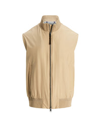 Gilet performance Walker en soie - Classic Tan