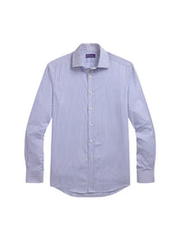 Bengal stripe poplin shirt - Prism Violet