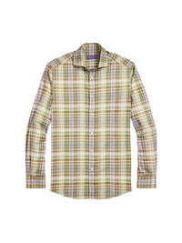 Chemise en sergé écossais - Multicolore