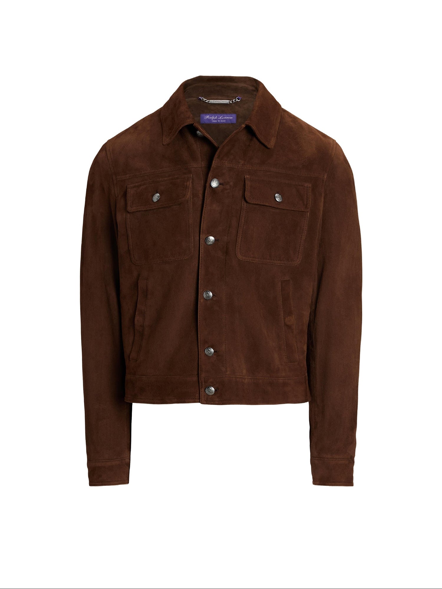 3pcs / NEW // CHESTNUT BROWN TRUCKER JACKET LINED WEAVER