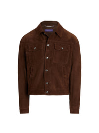 Veste Weaver en daim - Chestnut Brown