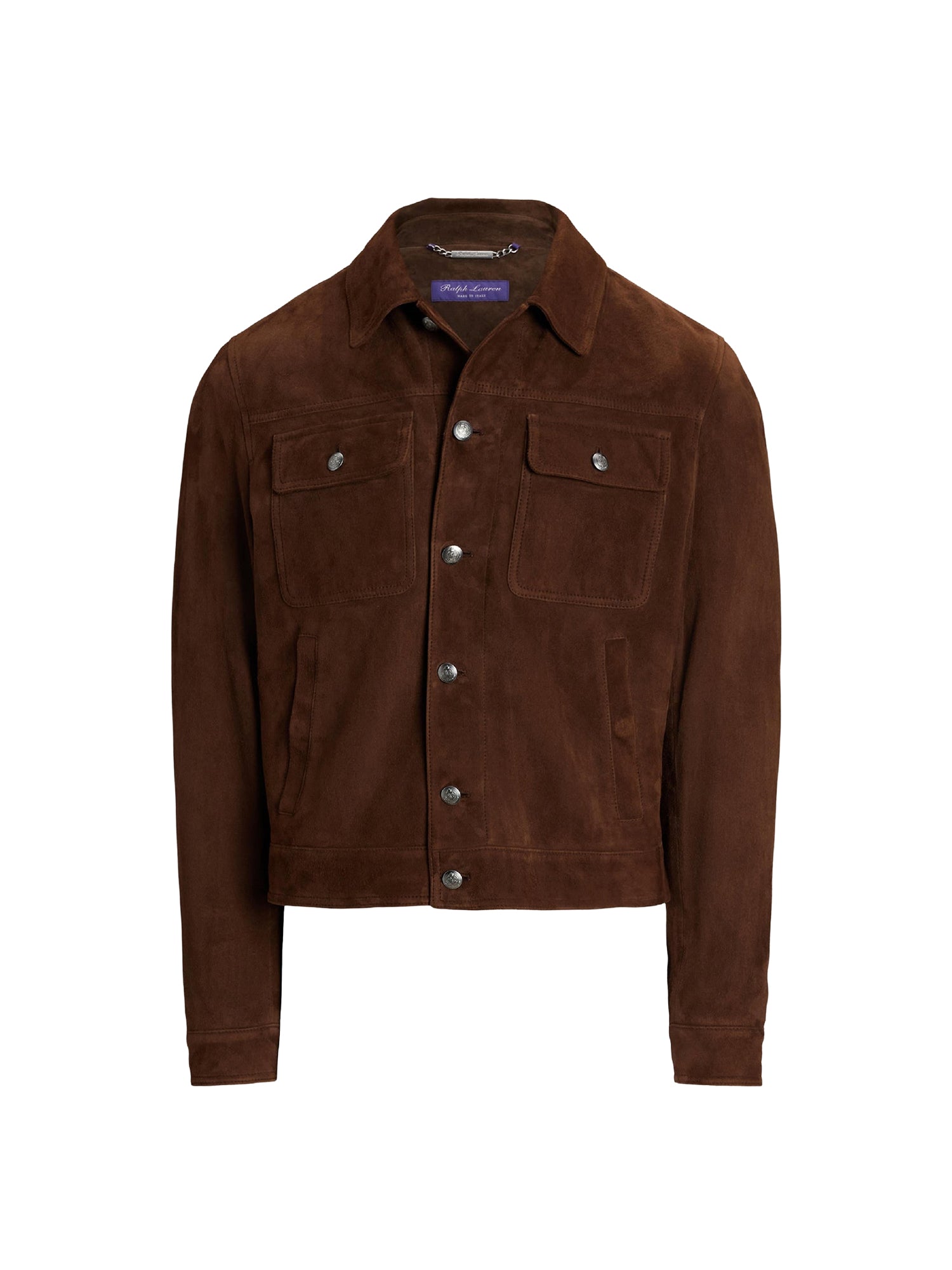 Veste Weaver en daim - Chestnut Brown