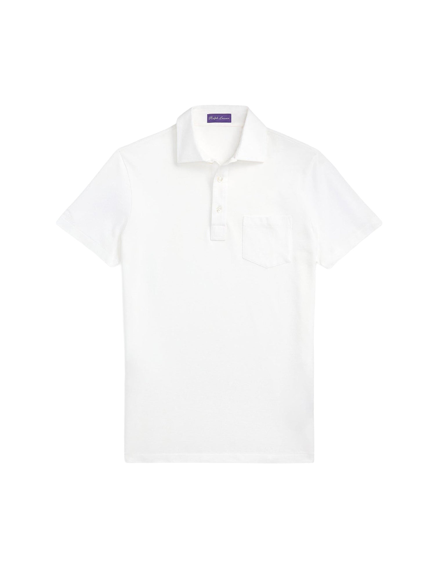 Polo lavé Custom Slim Fit en piqué - Classic White