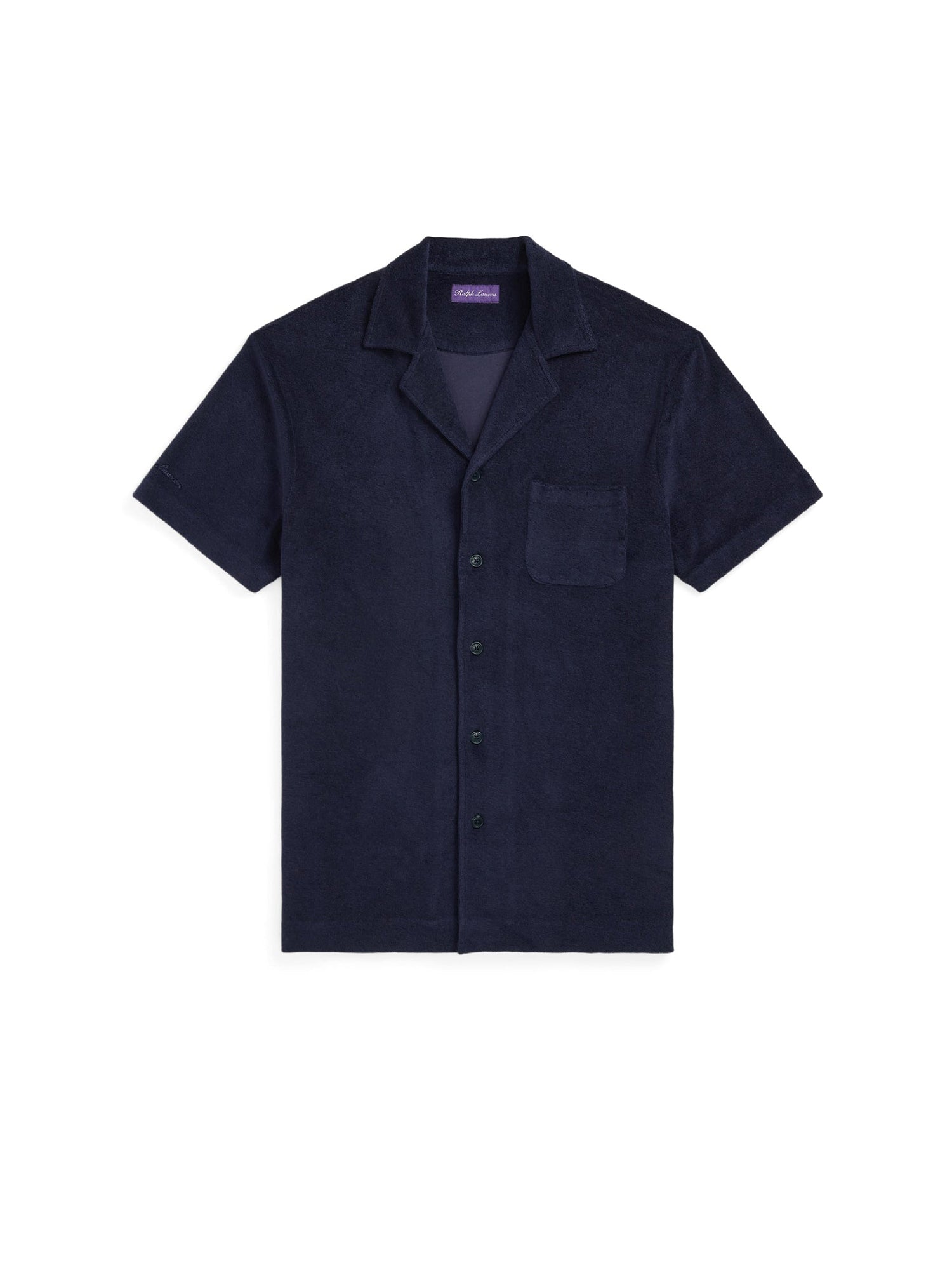Riviera safari shirt in terry fleece - Classic Chairman Navy