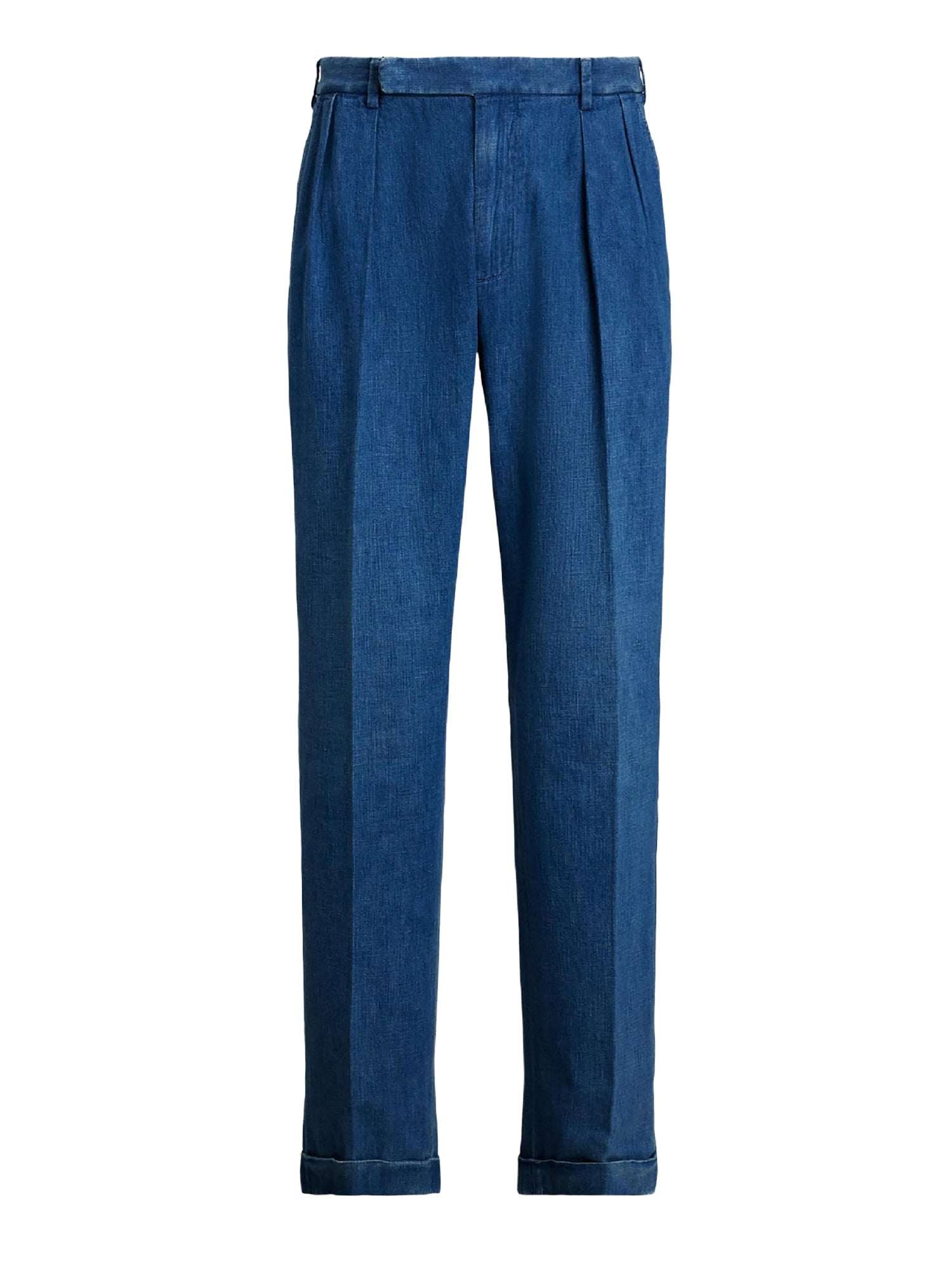 Pantalon Glenn fait main en denim - Shore Indigo