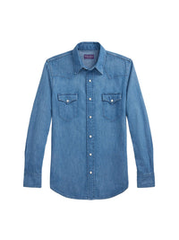 Chemise western en denim - Shore Indigo