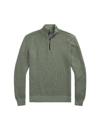 Pull demi-zippé œil-de-perdrix en cachemire - Lovett & Multicolore