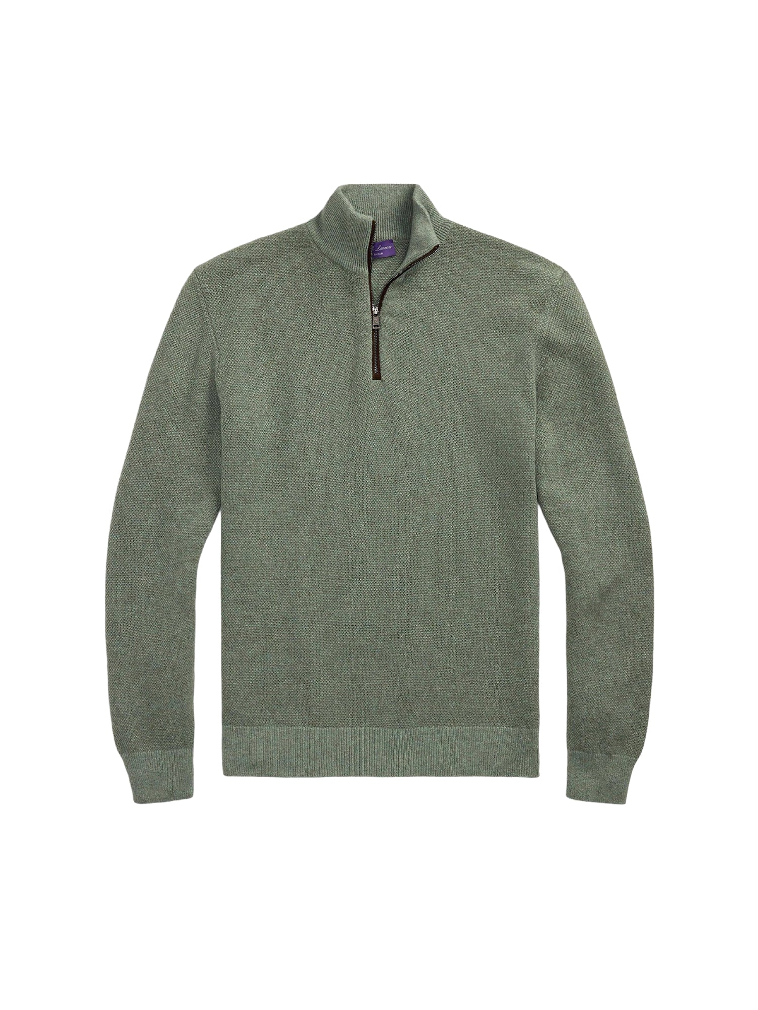 Pull demi-zippé œil-de-perdrix en cachemire - Lovett & Multicolore