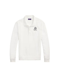 Polo avec écusson brodé en molleton - Classic White
